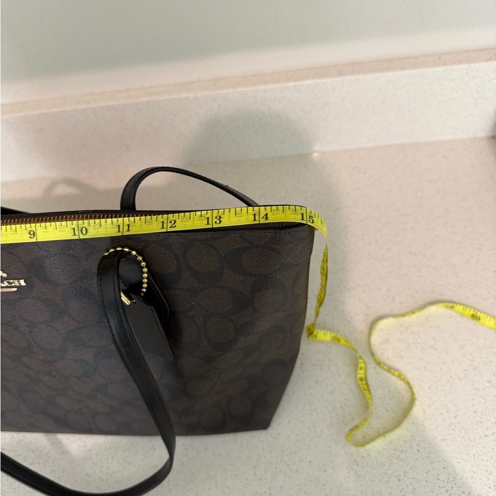 COACH Brown Tote and Wristlet Set - Picture 7 of 14